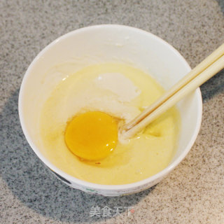 记忆中的儿时美食-----蛋香茄饼的做法步骤：3