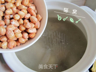 花生薏米猪蹄汤的做法步骤：2