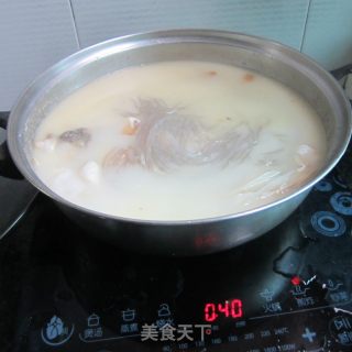 胖鱼头煮粉丝的做法步骤：12
