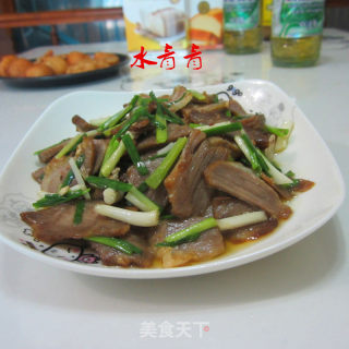 香葱卤肉片的做法步骤：7
