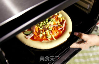 美味披萨的做法步骤：13