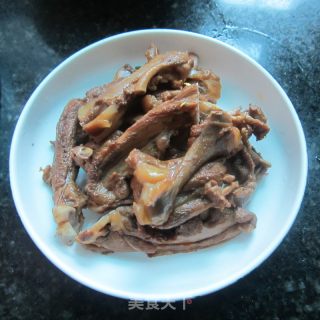 卤鸭骨架---葱香味的做法步骤：8