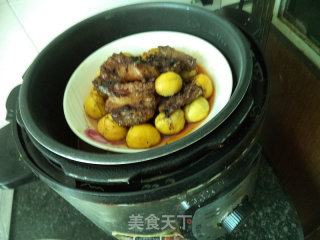 豆豉香板粟肉的做法步骤：10