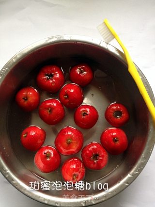 解油腻的老北京小吃-冰糖葫芦的做法步骤：1