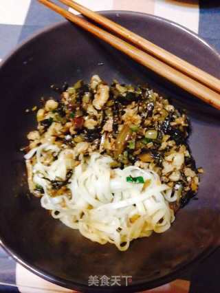 雪菜肉丝面的做法步骤：10