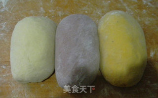 三色土司的做法步骤：6