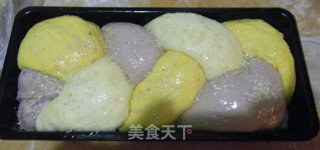三色土司的做法步骤：10
