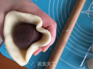 蛋黄酥（20个）的做法步骤：13
