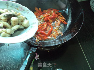 辣炒鱼柳的做法步骤：15