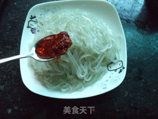 炸酱水晶粉丝的做法步骤：8