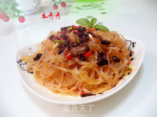 炸酱水晶粉丝的做法步骤：10
