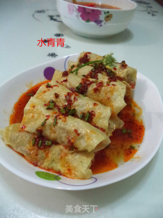 蒸腐竹卷的做法步骤：13