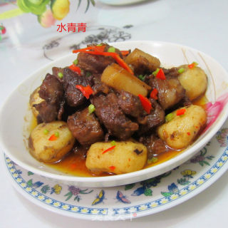 荸荠蒸肉的做法步骤：10