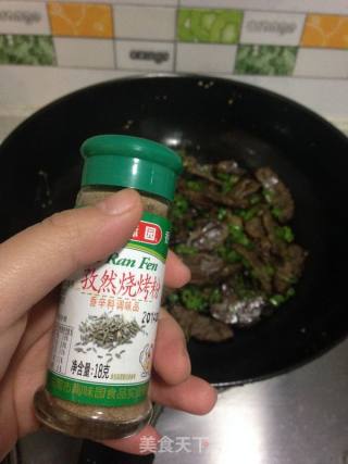 香辣孜然牛肉的做法步骤：5