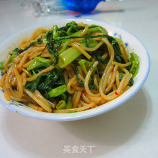 空心菜炒粉的做法步骤：12