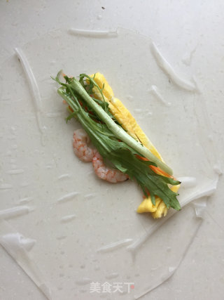 水晶蔬菜卷的做法步骤：6