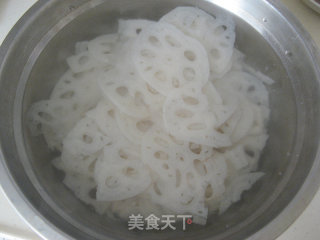 凉拌糖醋藕片的做法步骤：4