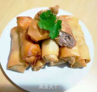 春卷的做法步骤：8