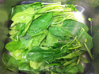 上汤菠菜的做法步骤：3