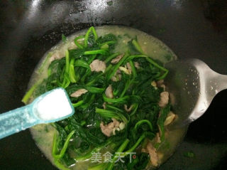上汤菠菜的做法步骤：12