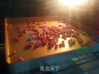 花生可可牛轧糖-淡奶油版的做法步骤：2