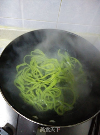 手工青菜面条的做法步骤：8