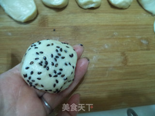 烤豆沙芝麻饼的做法步骤：11
