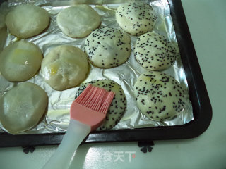 烤豆沙芝麻饼的做法步骤：12