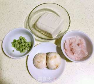 虾仁豆腐羹的做法步骤：1