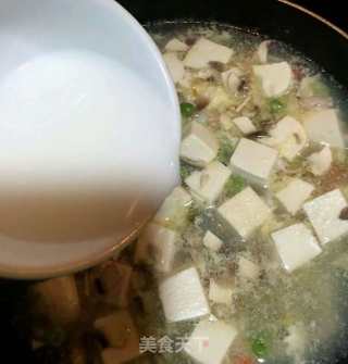 虾仁豆腐羹的做法步骤：9