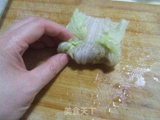 翠玉香菇卷的做法步骤：4