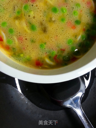 江湖秘籍-神速菜-养颜瘦身的鸡蛋烩虾仁银鱼豌豆玉米粒的做法步骤：21