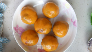 椰香南瓜紫薯糯米糍的做法步骤：14