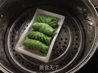 包菜肉卷的做法步骤：9