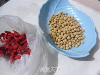 枸杞豆浆的做法步骤：1