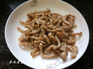 肉丝香干炒豆角的做法步骤：8
