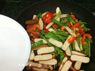 肉丝香干炒豆角的做法步骤：13