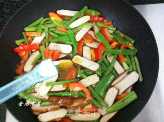 肉丝香干炒豆角的做法步骤：15