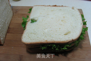 美味三明治的做法步骤：10