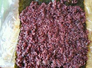 紫米紫菜包饭的做法步骤：6