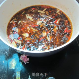 尖椒蒜香面的做法步骤：5
