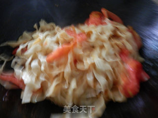 素炒薄饼的做法步骤：8