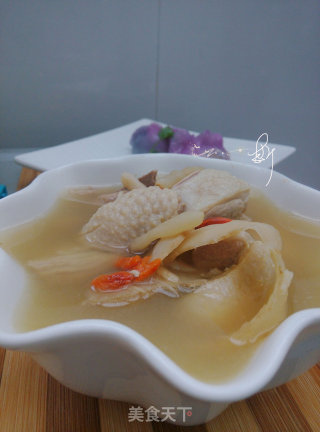 沙参玉竹煲鸭汤的做法步骤：7