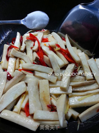 简单食材打造曼妙小狐仙=战胜脂肪鸡脯肉烩杏鲍菇的做法步骤：14