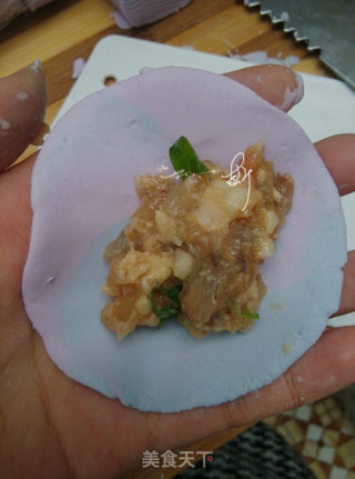 渐变色紫晶虾饺的做法步骤：19