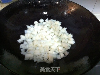 双椒炒藕丁的做法步骤：4