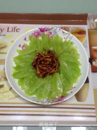 莴笋酱爆肉丝的做法步骤：7