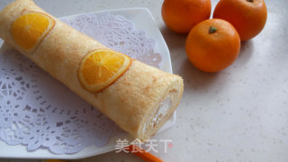香橙蛋糕卷的做法步骤：14