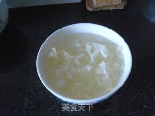 银耳豆浆的做法步骤：3