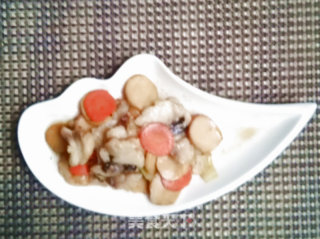 杏鲍菇炒巴沙鱼片的做法步骤：7
